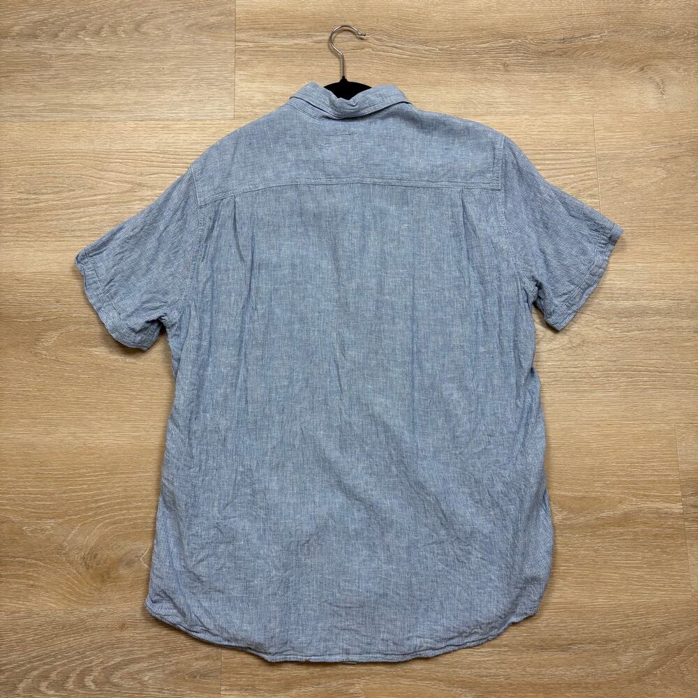 Rails Linen Striped Collared Button Up Men’s Xl C… - image 6